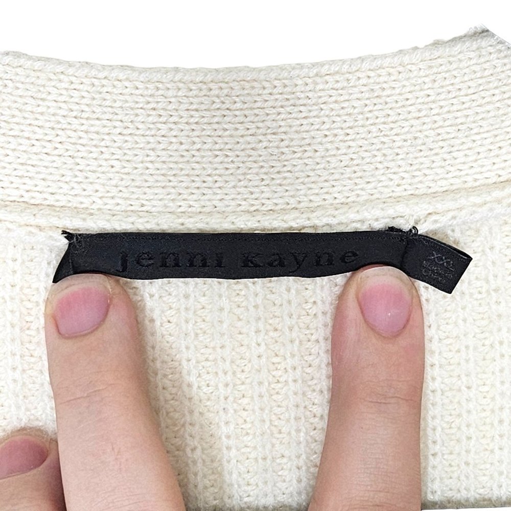 Jenni Kayne Cashmere Cocoon Cardigan in Ivory - Picture 4 of 13